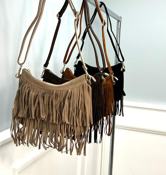 Kimberley ~ Faux Suede Cross Body Bag
