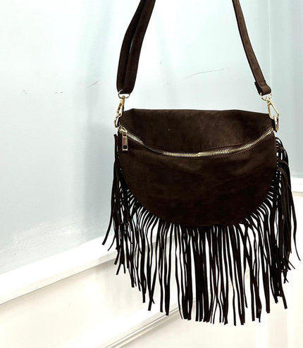 Jordane ~ Faux Suede Bum Bag/ Crossbody Bag
