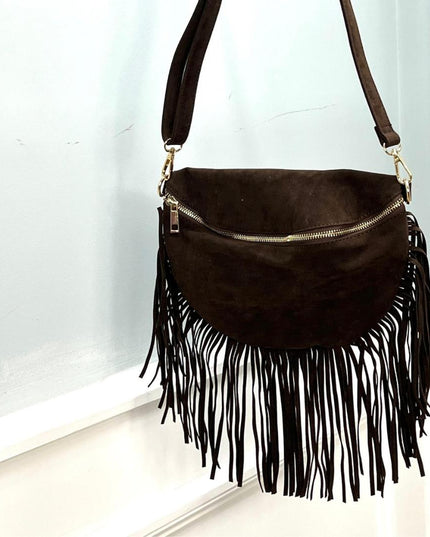 Jordane ~ Faux Suede Bum Bag/ Crossbody Bag