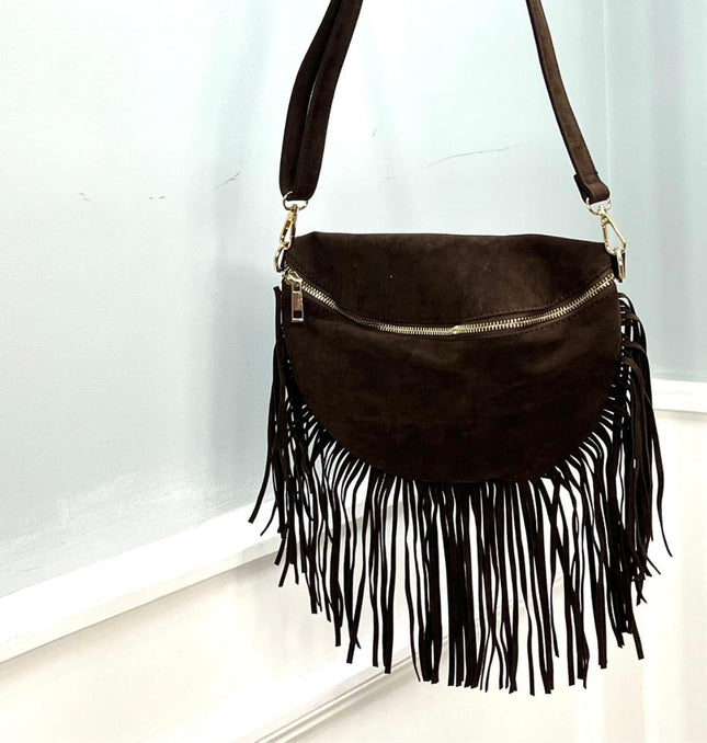 Jordane ~ Faux Suede Bum Bag/ Crossbody Bag