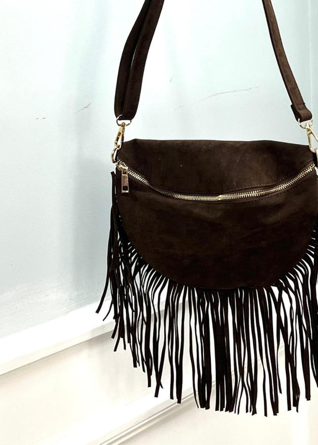 Jordane ~ Faux Suede Bum Bag/ Crossbody Bag