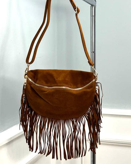Jordane ~ Faux Suede Bum Bag/ Crossbody Bag