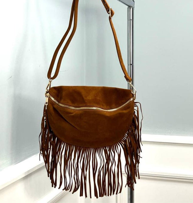 Jordane ~ Faux Suede Bum Bag/ Crossbody Bag