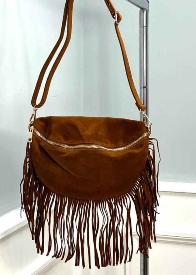 Jordane ~ Faux Suede Bum Bag/ Crossbody Bag