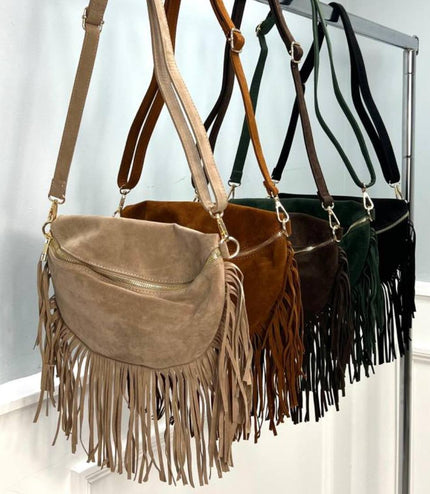 Jordane ~ Faux Suede Bum Bag/ Crossbody Bag