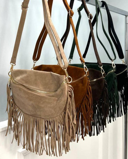 Jordane ~ Faux Suede Bum Bag/ Crossbody Bag