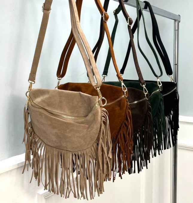 Jordane ~ Faux Suede Bum Bag/ Crossbody Bag