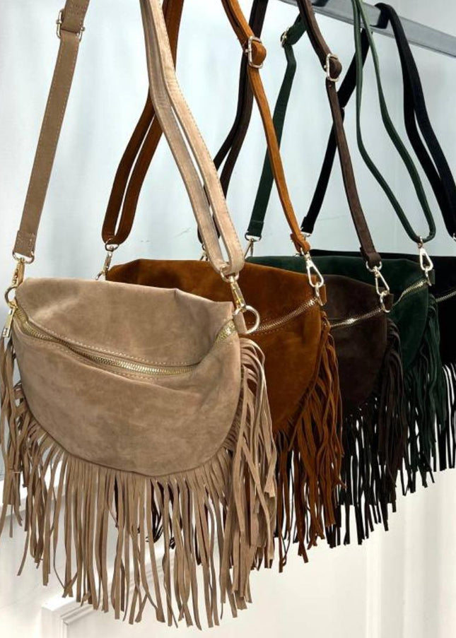 Jordane ~ Faux Suede Bum Bag/ Crossbody Bag
