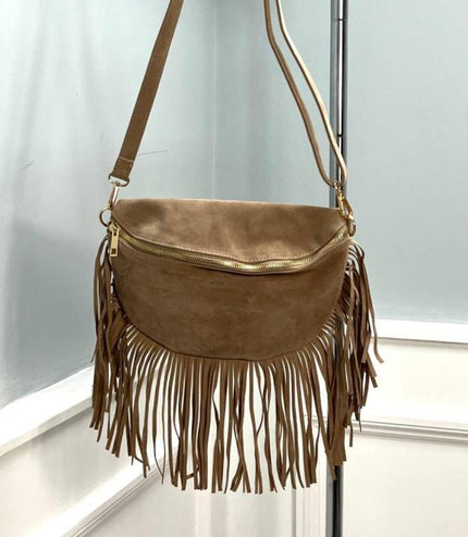 Jordane ~ Faux Suede Bum Bag/ Crossbody Bag