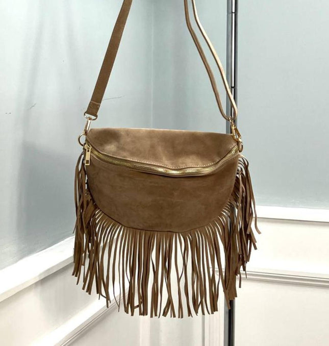 Jordane ~ Faux Suede Bum Bag/ Crossbody Bag