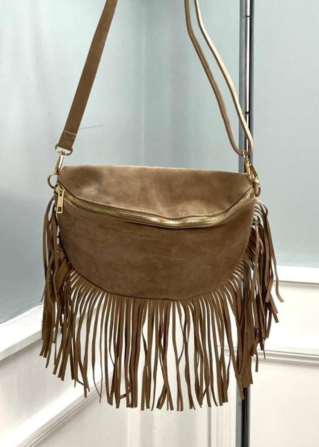 Jordane ~ Faux Suede Bum Bag/ Crossbody Bag