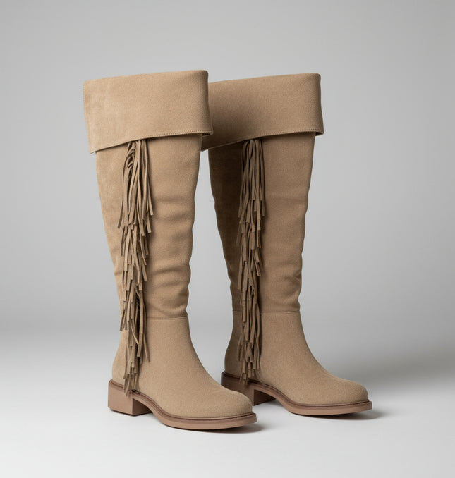 Rio ~ Over the Knee Faux Suede Boots