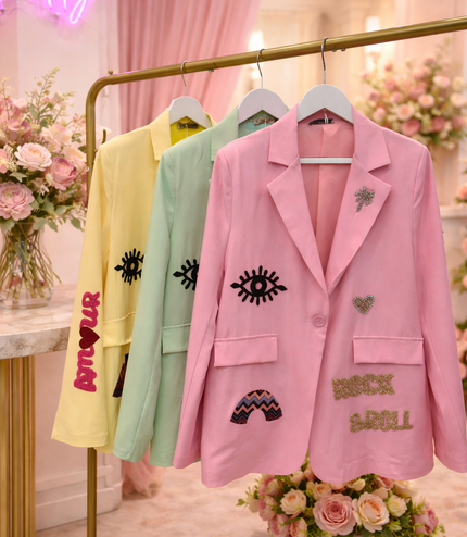 Rock ~ Embroidered & Embellished Blazer