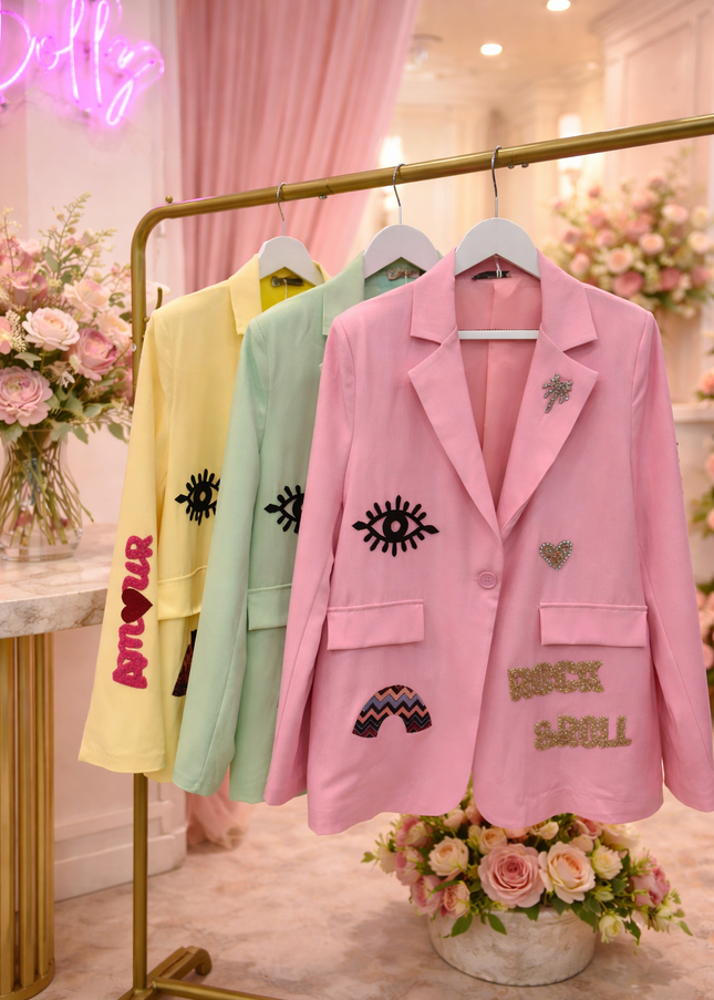 Rock ~ Embroidered & Embellished Blazer