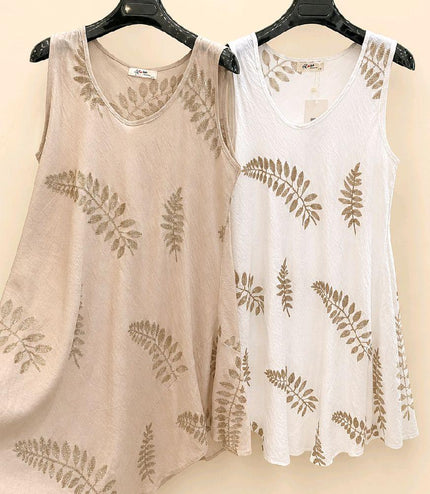 Beige or White Swing Gold Thread Embroidery Short Sun Dress
